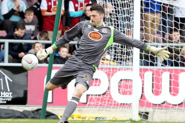 BIG DECISION - goalkeeper Matt Duke has signed for the Cobblers
