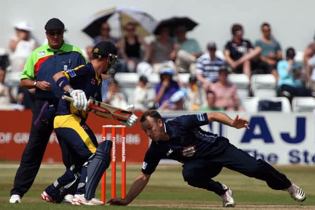 RETURN FIXTURE - Steelbacks were winners against Glamorgan when the teams met at the County Ground on July 14