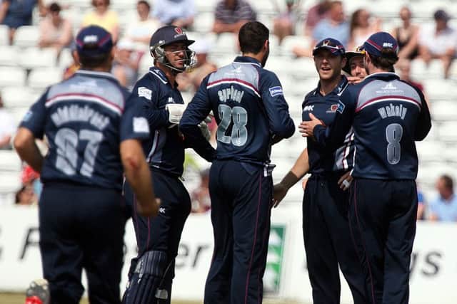 HOME COMFORT - Steelbacks have earned themselves a County Ground quarter-final in the Friends Life t20