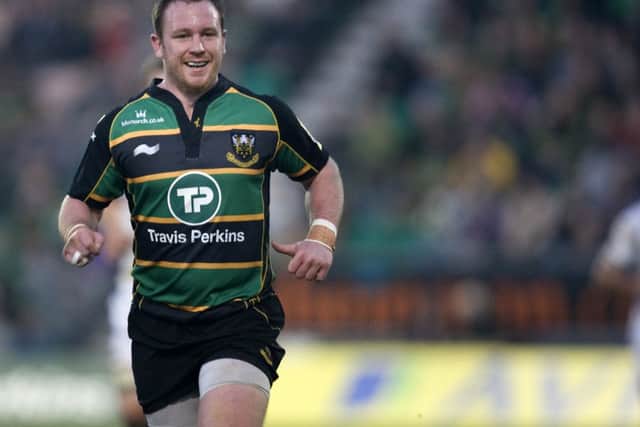 IN THE MIX - Paul Diggin is set to line up for Saints in the JP Morgan 7s Series at Franklin's Gardens on Friday night (picture by Linda Dawson)