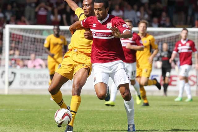 GOING FORWARD - Aidy Boothroyd wants to see Joe Widdowson in more attacking areas for the Cobblers