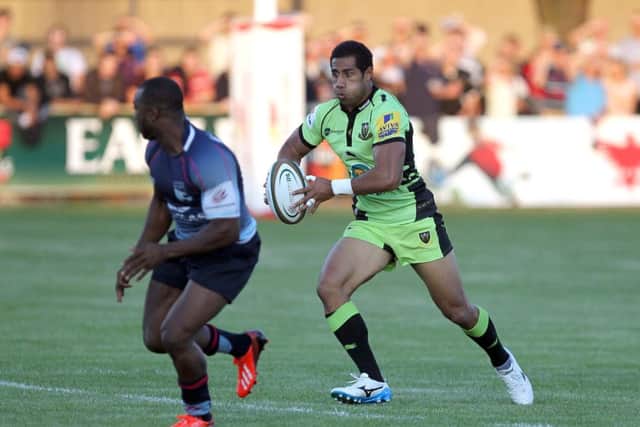 PUSHING ON - Ken Pisi was in action for Saints at Bedford on Friday night