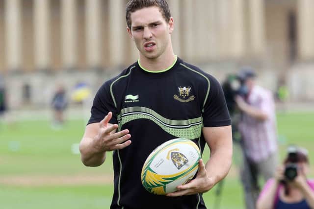 READY FOR ACTION - George North has been named on the bench for Saints' clash with Edinburgh on Friday night (picture by Sharon Lucey)
