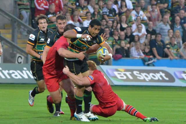 TRY GUY - Ken Pisi got on the scoresheet against Edinburgh (picture by Dave Ikin)