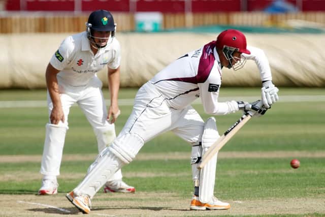 Andrew Hall hit an unbeaten 91 against Glamorgan