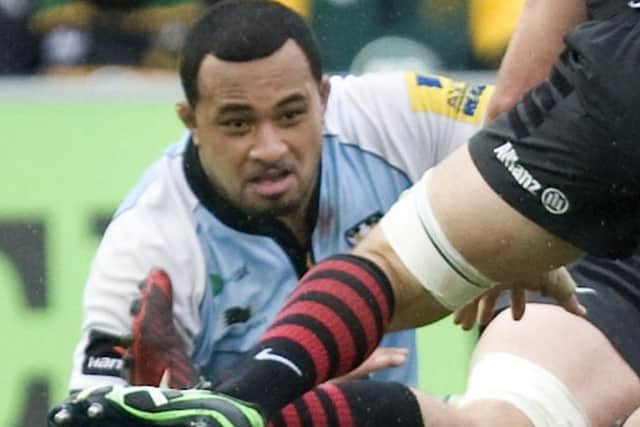 TRY GUY - Samu Manoa scored one of Saints' two tries against Leinster on Friday night
