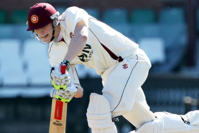 Rob Keogh hit his maiden first-class century against Hampshire