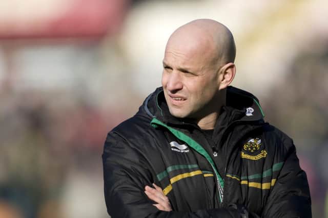 MOTIVATION TECHNIQUES - Saints boss Jim Mallinder (pictures by Linda Dawson)