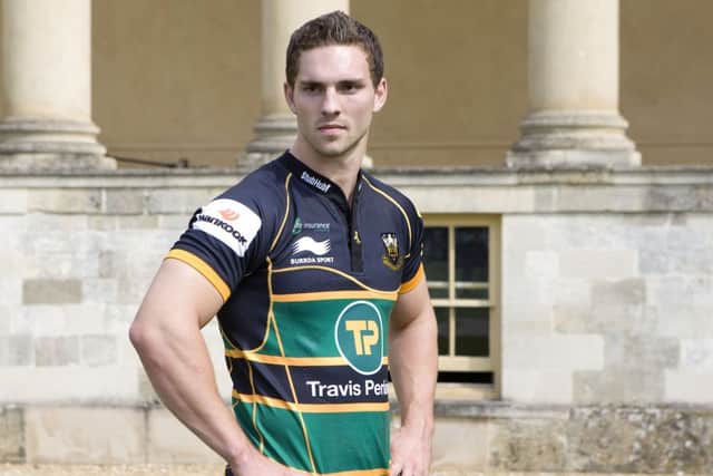 CAUSING A STIR - new Saints wing George North (picture by Linda Dawson)