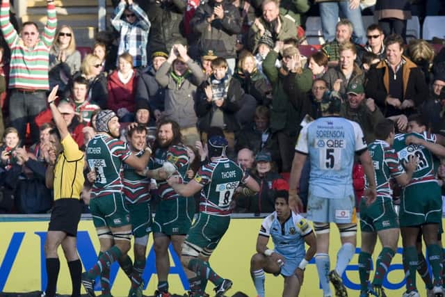 GROUNDHOG DAY - Saints were beaten 16-12 at Welford Road last season and have not won at the ground since 2007 (picture by Linda Dawson)