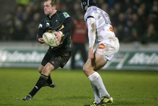 FRENCH TEST - Stephen Myler in action during Saints' win over Castres at Franklin's Gardens in January (Picture: Linda Dawson)