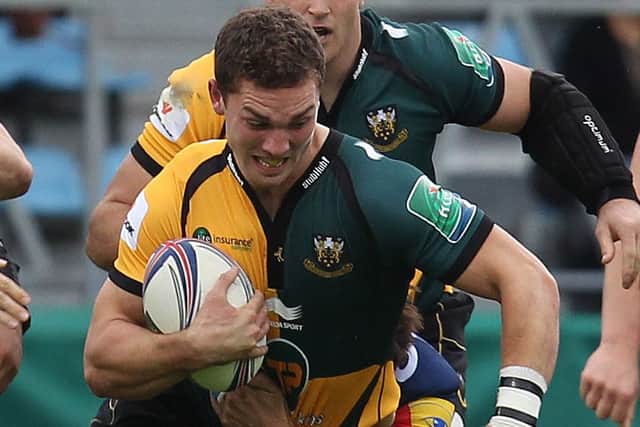 FITNESS CONCERN - George North in action at Castres on Saturday (Picture: Matthew Impey)