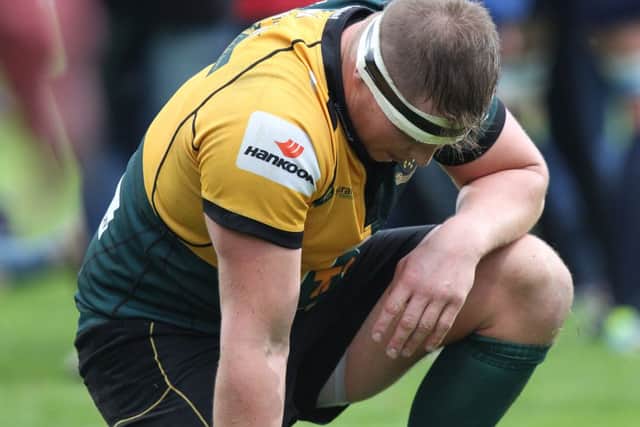 FRENCH PAIN - Dylan Hartley shows his disappointment at the end of Saturday's defeat to Castres (Picture: Matthew Impey)