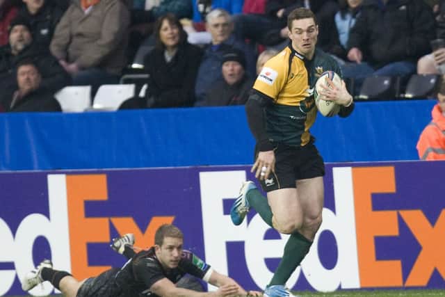 GREAT TRY - George North (Picture: Linda Dawson)