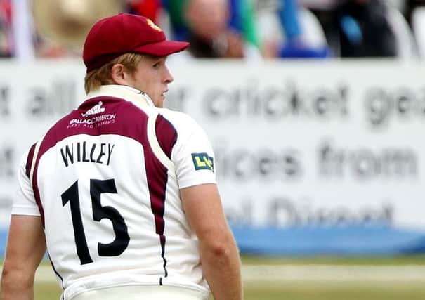 TURNING HIS BACK ON IPL AUCTION - Northants all-rounder David Willey (Picture: Kirsty Edmonds)
