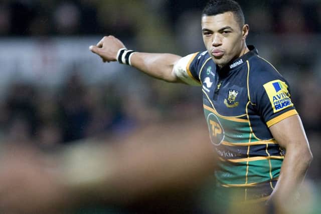 POINTING THE WAY - Luther Burrell will make his England debut in Paris on Saturday evening (Picture: Linda Dawson)