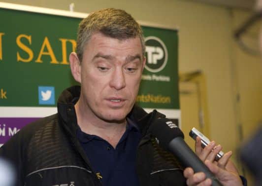NOT HAPPY - Dean Ryan cut a frustrated figure after Worcester's defeat at Saints on Saturday (Picture: Linda Dawson)