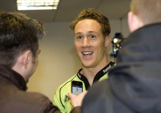 ALL SMILES - James Wilson was in high spirits after Saints beat Newcastle (Picture: Linda Dawson)