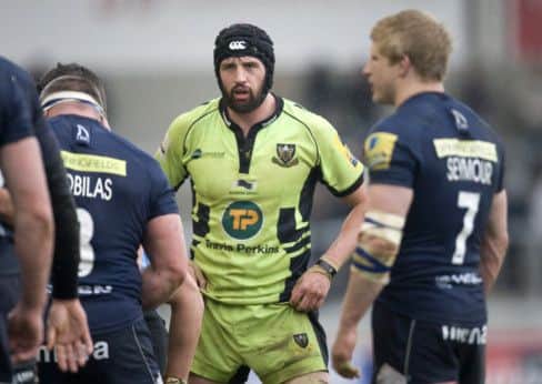 WARNING - Tom Wood says Saints have got to stay on the right side of referee Wayne Barnes (Picture: Linda Dawson)