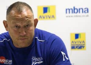 NOT HAPPY - Sale Sharks coach Steve Diamond (Picture: Linda Dawson)