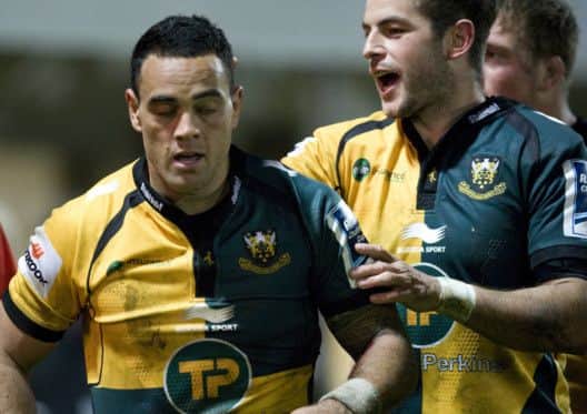 STAR MAN - Kahn Fotuali'i shone for Saints against Quins (Picture: Linda Dawson)