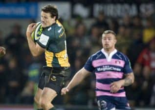 NEW RECRUIT - Koree Britton (right) will travel with Saints for their game at Bath on Friday night (Picture: Linda Dawson)
