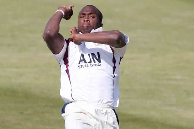 Maurice Chambers took some heavy punishment as Middlesex racked up a large first innings lead
