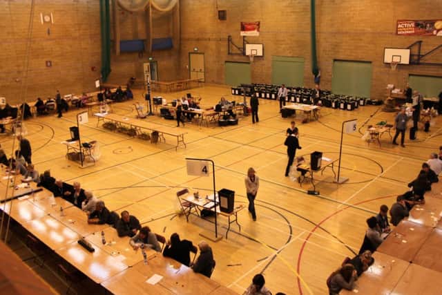 The count in the early hours of Friday morning