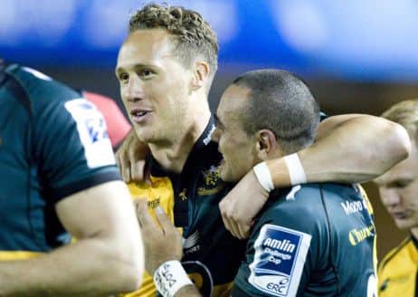 NO PRESSURE - James Wilson says the pressure is off Saints ahead of Saturday's Premiership final (picture: Linda Dawson)