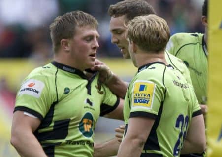PERFECT WEEK - Alex Waller (left) has followed up his match-winning try in the Aviva Premiership Final with selection for the England tour of New Zealand (Picture: Linda Dawson)