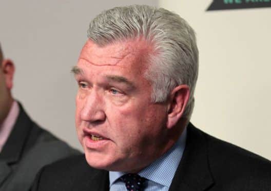 UNHAPPY MAN - Northants chief executive David Smith