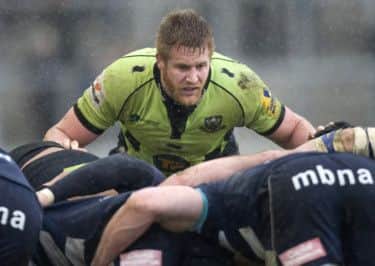 OFF TO WORCESTER - GJ van Velze has left Saints (Picture: Linda Dawson)