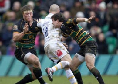 ENGLAND MEN - Lee Dickson (right) believes Alex Waller (left) will soon be a regular in the England set-up (Picture: Linda Dawson)