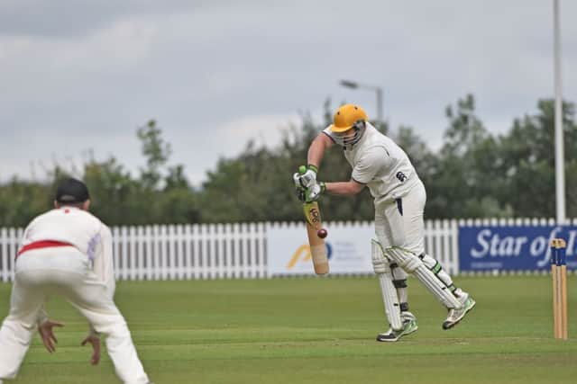 Action from Brixworth's NCL Premier Division defeat to Oundle (Pictures: Dave Ikin)