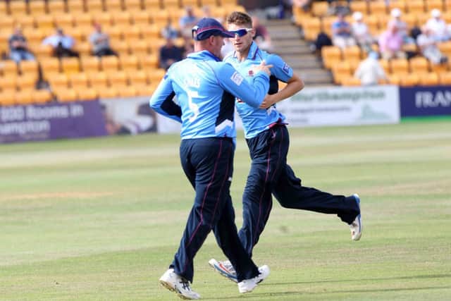 David Sales and Rob Keogh are on the injured list at the County Ground