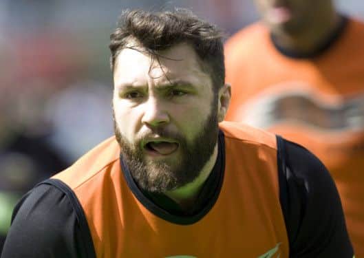 PUSHING ON - Alex Corbisiero and his Saints team-mates are eager to repeat last season's heroics (Picture: Linda Dawson)