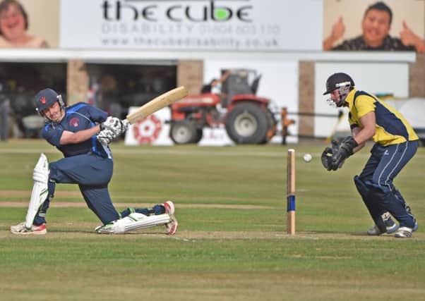 HITTING OUT - action from Horton House's defeat to Peterborough in the T20 final on Sunday (Picture: Dave Ikin)