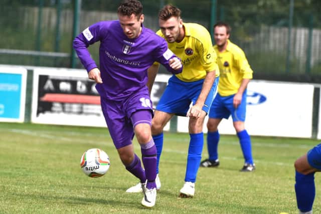Josh OGradys strike ensured Daventry Town claimed a point in a 2-2 draw against St Ives