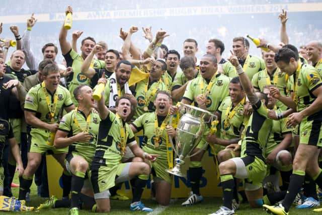 TITLE TRIUMPH - Saints will bid to back up last season's Aviva Premiership success by doing it all over again this time round (Picture: Linda Dawson)