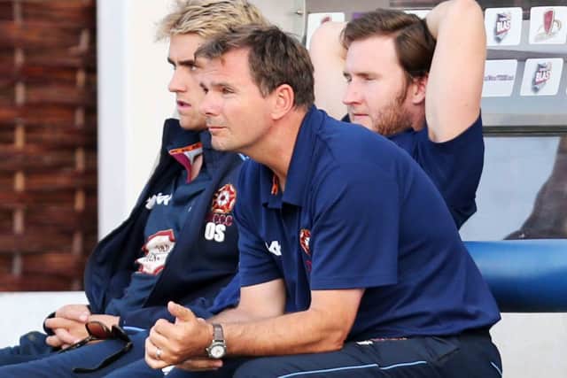 David Ripley and his Northamptonshire team had a day of sitting around in Durham