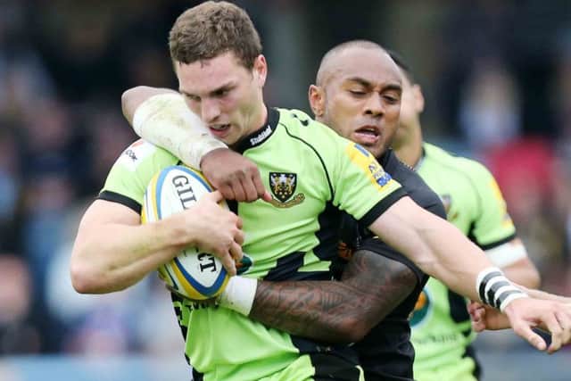 STRUGGLE - George North was disappointed with last weekend's defeat at Wasps (Picture: Kirsty Edmonds)