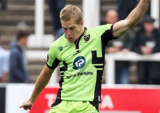HONOURED - Saints fly-half Will Hooley was impressive at Newcastle (Picture: Sharon Lucey)
