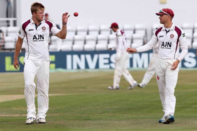 Stephen Peters (right) will be back to lead Northamptonshire against Sussex in their final County Championship game of 2014