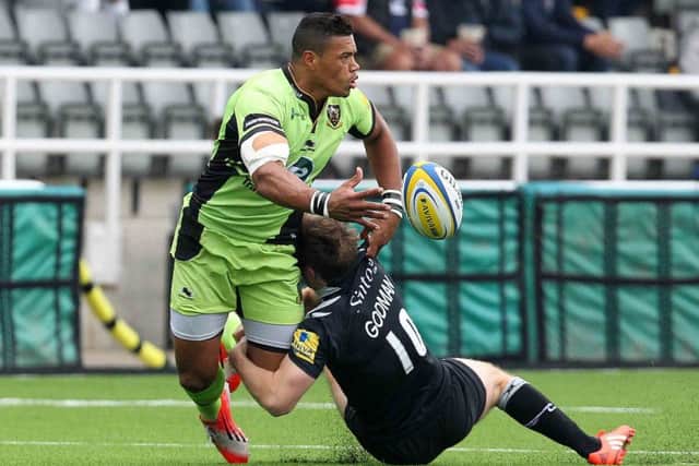 BIG WIN - Luther Burrell and Saints breezed past Newcastle last Sunday and face Bath this weekend (Picture: Sharon Lucey)