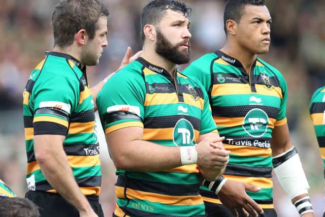 DETERMINED - Alex Corbisiero did Luis Ghaut proud with a big performance for Saints against Bath (Pictures: Sharon Lucey)