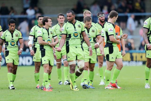 SECOND BEST - Saints were beaten at Wasps in their next game after at impressive Franklin's Gardens win over Gloucester