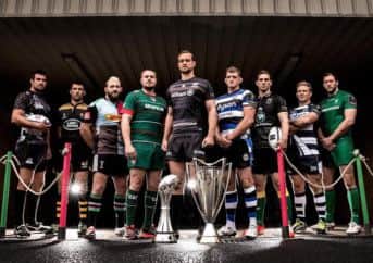NEW DAWN - George North represented Saints at the launch of the new European competitions aat Twickenham yesterday