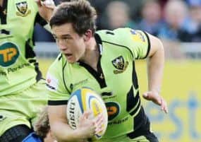 WINGING IT - Jamie Elliott returns to the Saints starting line-up for the visit of Sale Sharks, with George North dropping to the bench