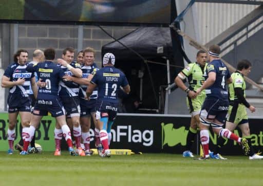 TOUGH AFTERNOON - Saints were second best to Sale on their most recent meeting in March