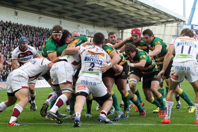 POWER PLAY - Racing Metro skipper Dimitri Szarzewski was impressed with Saints' demoliton of Sale Sharks at the weekend (Picture: Sharon Lucey)